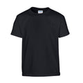 Schwarz - Front - Gildan - T-Shirt Schwere Qualität für Kinder