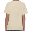 Sand - Back - Gildan - T-Shirt Schwere Qualität für Kinder