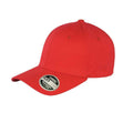 Rot - Front - Result Headwear - "Kansas" Baseball-Mütze für Herren-Damen Unisex