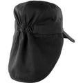 Schwarz - Back - Result Headwear - "Legionnaires" Baseball-Mütze Faltbar für Herren-Damen Unisex