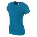 Antikes Saphir - Side - Gildan - "Softstyle" T-Shirt für Damen