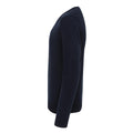 Marineblau - Side - Premier - "Essential" Sweatshirt V-Ausschnitt für Herren