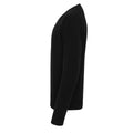 Schwarz - Side - Premier - "Essential" Sweatshirt V-Ausschnitt für Herren