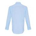 Blassblau - Back - Premier - Hemd für Herren-Damen Unisex  Langärmlig