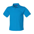 Saphir-Blau - Front - Henbury - Poloshirt Schwere Qualität für Herren