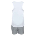 Weiß-meliert - Back - Towel City - Schlafanzug für Damen