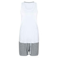Weiß-meliert - Front - Towel City - Schlafanzug für Damen