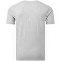 Grau meliert - Back - Anthem - T-Shirt Mittelschwer für Herren-Damen Unisex