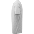 Grau meliert - Side - Anthem - T-Shirt Mittelschwer für Herren-Damen Unisex