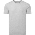Grau meliert - Front - Anthem - T-Shirt Mittelschwer für Herren-Damen Unisex