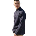 Marineblau-Blau - Back - Front Row - Sweatshirt Reißverschluss für Herren