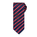 Marineblau-Rot - Front - Premier - Krawatte für Herren