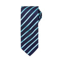 Marineblau-Türkis - Front - Premier - Krawatte für Herren