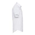Weiß - Side - Russell Collection - Hemd für Herren  kurzärmlig