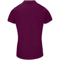 Stern Violett - Back - SOLS - "Planet" Poloshirt Baumwolle aus biologischem Anbau für Damen