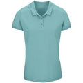 Pool-Blau - Front - SOLS - "Planet" Poloshirt Baumwolle aus biologischem Anbau für Damen
