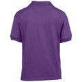 Violett - Back - Gildan - Poloshirt für Kinder