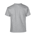 Grau - Back - Gildan - T-Shirt Schwere Qualität für Kinder  kurzärmlig