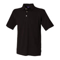 Schwarz - Front - Henbury - "Classic" Poloshirt Schwere Qualität für Herren