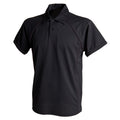 Schwarz - Front - Finden & Hales - Poloshirt für Herren