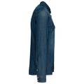 Blue Jeans - Side - Kariban - Hemd für Herren  Langärmlig