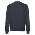 Marineblau - Back - Fruit of the Loom - Sweatshirt Überschnittene Schulter für Herren