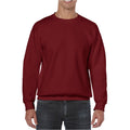 Granatrot - Front - Gildan - Sweatshirt für Herren