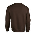 Dunkle Schokolade - Back - Gildan - Sweatshirt für Herren