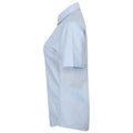 Blau - Side - Henbury - Formelles Hemd für Damen  kurzärmlig