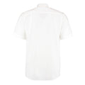 Weiß - Back - Kustom Kit - "Workforce" Hemd für Herren  kurzärmlig