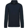 Marineblau - Front - Kariban - Sweatshirt Reißverschluss für Herren