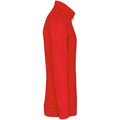 Rot - Side - Kariban - Sweatshirt Reißverschluss für Herren