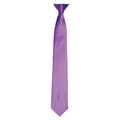 Reiches Violett - Front - Premier - Krawatte für Herren-Damen Unisex
