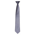 Stahl - Front - Premier - Krawatte für Herren-Damen Unisex