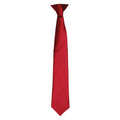 Burgunderrot - Front - Premier - Krawatte für Herren-Damen Unisex