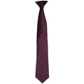 Aubergine - Front - Premier - Krawatte für Herren-Damen Unisex