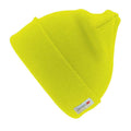 Fluoreszierendes Gelb - Front - Result Winter Essentials - "Woolly" Skimütze Thinsulate