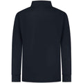 Marineblau - Back - Finden & Hales - Trainingsjacke mit kurzem Reißverschluss für Herren