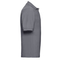 Grau - Side - Russell - Poloshirt für Herren