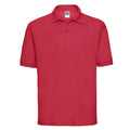 Rot - Front - Russell - Poloshirt für Herren