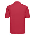 Rot - Back - Russell - Poloshirt für Herren
