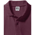 Burgunderrot - Side - Russell - Poloshirt für Herren