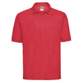 Leuchtend Rot - Front - Russell - Poloshirt für Herren