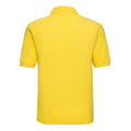 Gelb - Back - Russell - Poloshirt für Herren