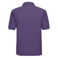 Violett - Back - Russell - Poloshirt für Herren