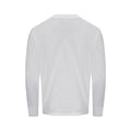 Weiß - Back - Awdis - T-Shirt für Herren-Damen Unisex  Langärmlig