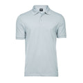 Eisblau - Front - Tee Jays - "Luxury" Poloshirt Stretch für Herren