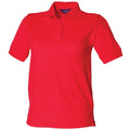 Rot - Front - Henbury - Poloshirt für Damen