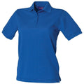 Königsblau - Front - Henbury - Poloshirt für Damen