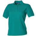 Jadegrün - Front - Henbury - Poloshirt für Damen